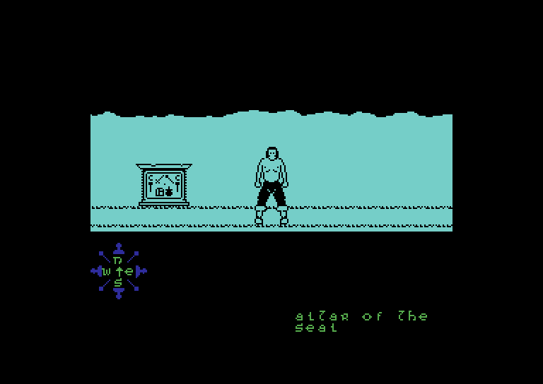 Cuchulainn at the altar of the seal