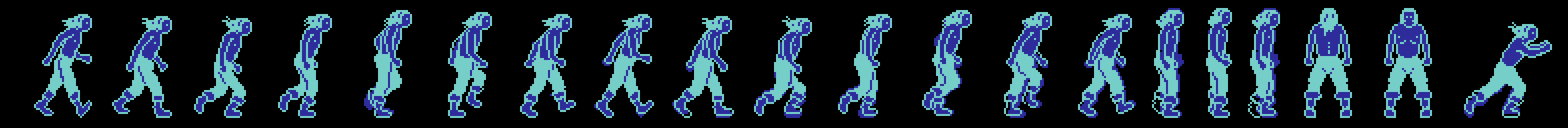 all twenty animation frames
